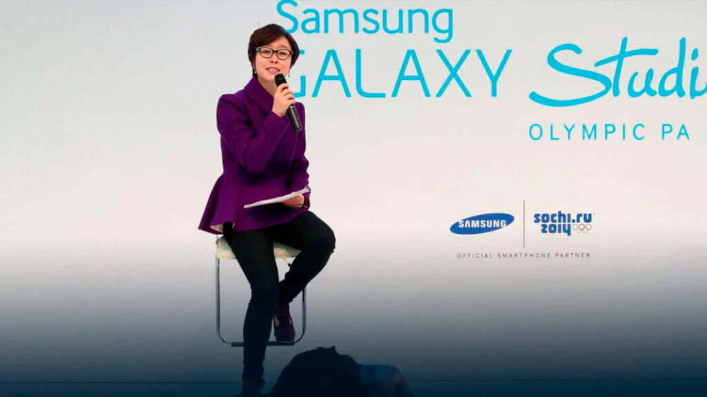 Samsung presidente mujer